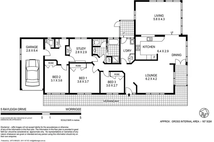 Floorplan of Homely house listing, 5 Rayleigh Drive, Worrigee NSW 2540