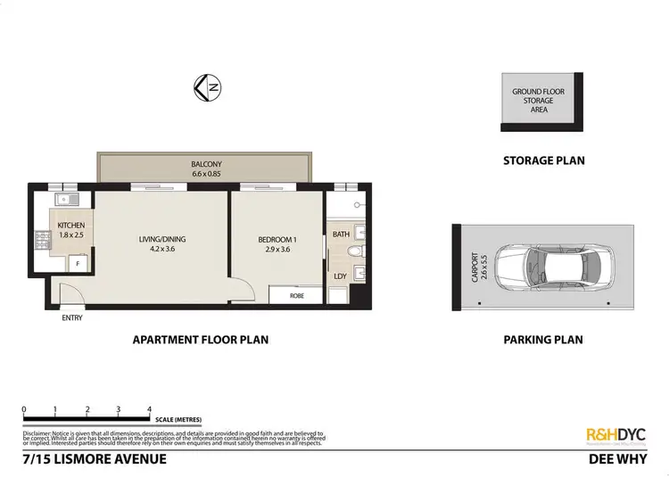 Floorplan of Homely unit listing, 7/15 Lismore Avenue, Dee Why NSW 2099