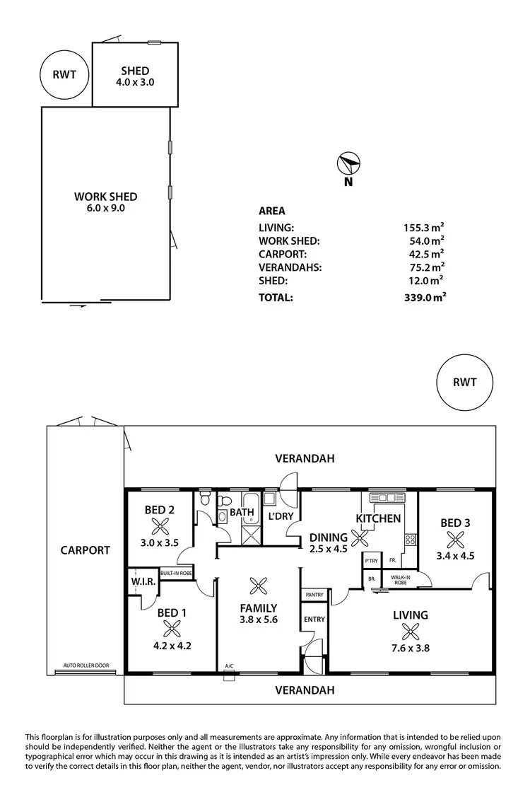 Floorplan of Homely house listing, 21 McDonald Street, Milang SA 5256