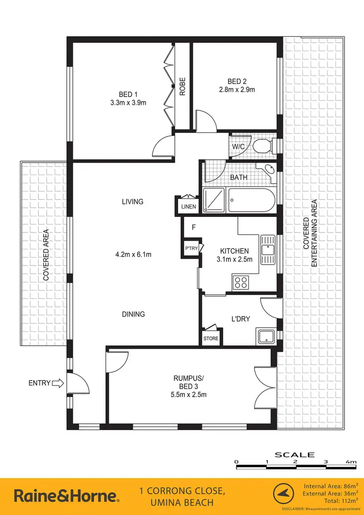 Floorplan of Homely house listing, 1 Corrong Close, Umina Beach NSW 2257