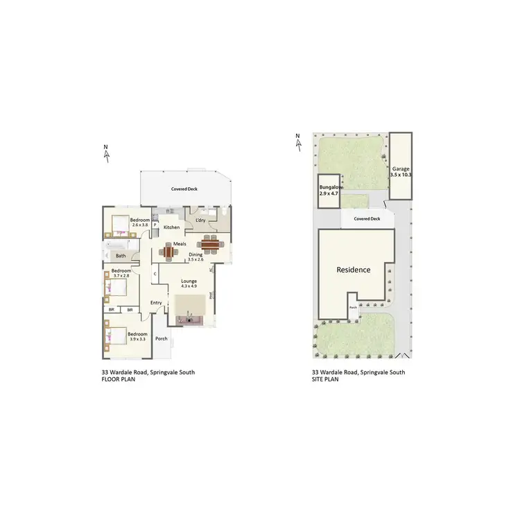 Floorplan of Homely house listing, 33 Wardale Road, Springvale South VIC 3172