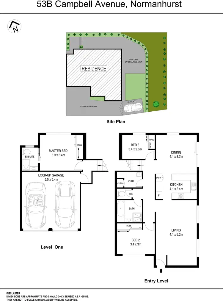 Floorplan of Homely townhouse listing, 53b Campbell Avenue, Normanhurst NSW 2076