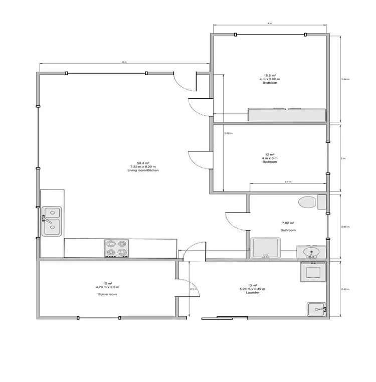 Floorplan of Homely house listing, 18 Pearl Avenue, Mildura VIC 3500