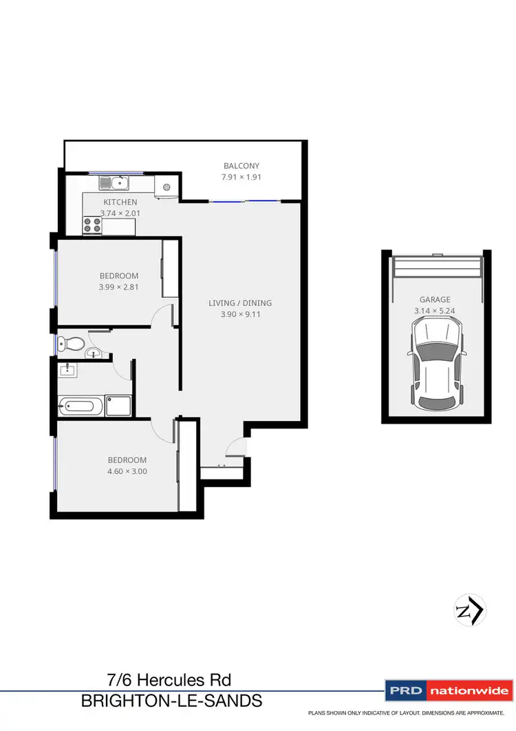 Floorplan of Homely unit listing, 7/6-8 Hercules Road, Brighton-le-sands NSW 2216
