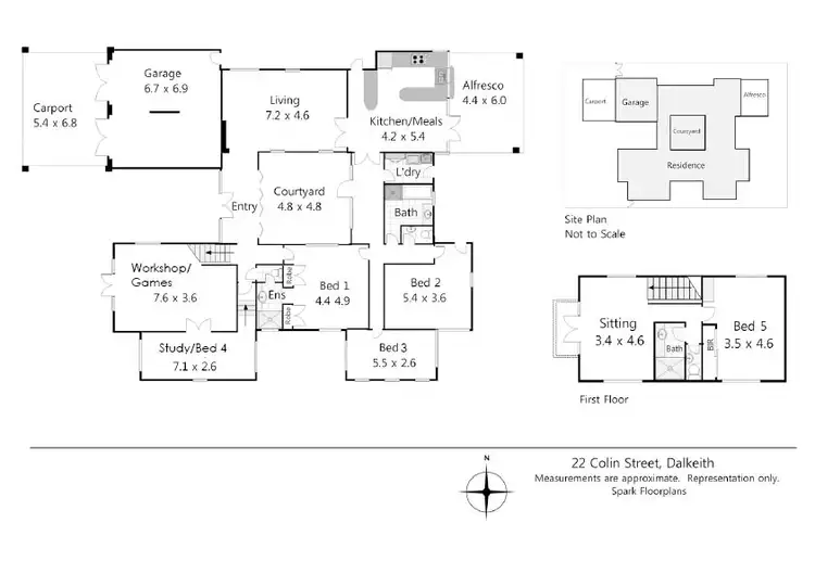 Floorplan of Homely house listing, 22 Colin Street, Dalkeith WA 6009