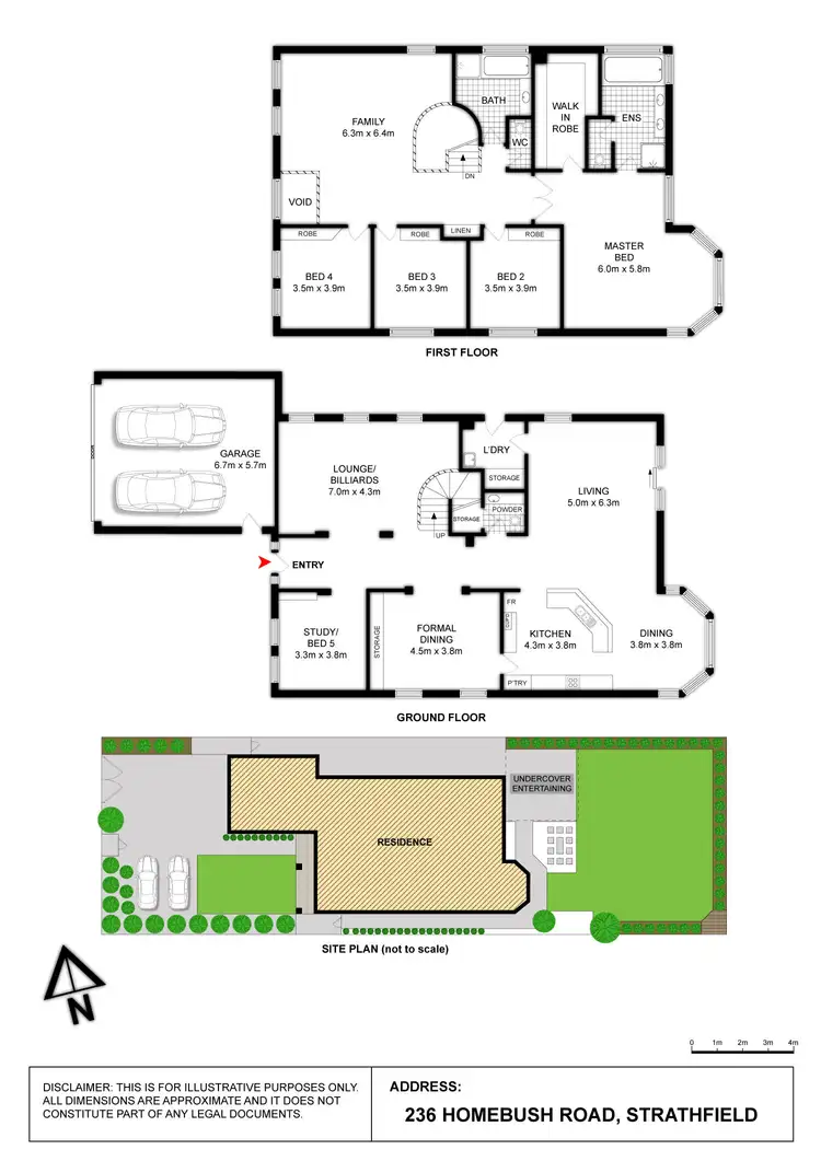 Floorplan of Homely house listing, 236 HOMEBUSH ROAD, Strathfield NSW 2135