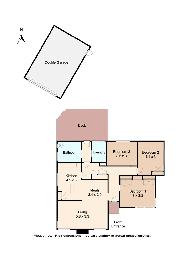 Floorplan of Homely house listing, 4 Mitchell Court, Soldiers Hill VIC 3350