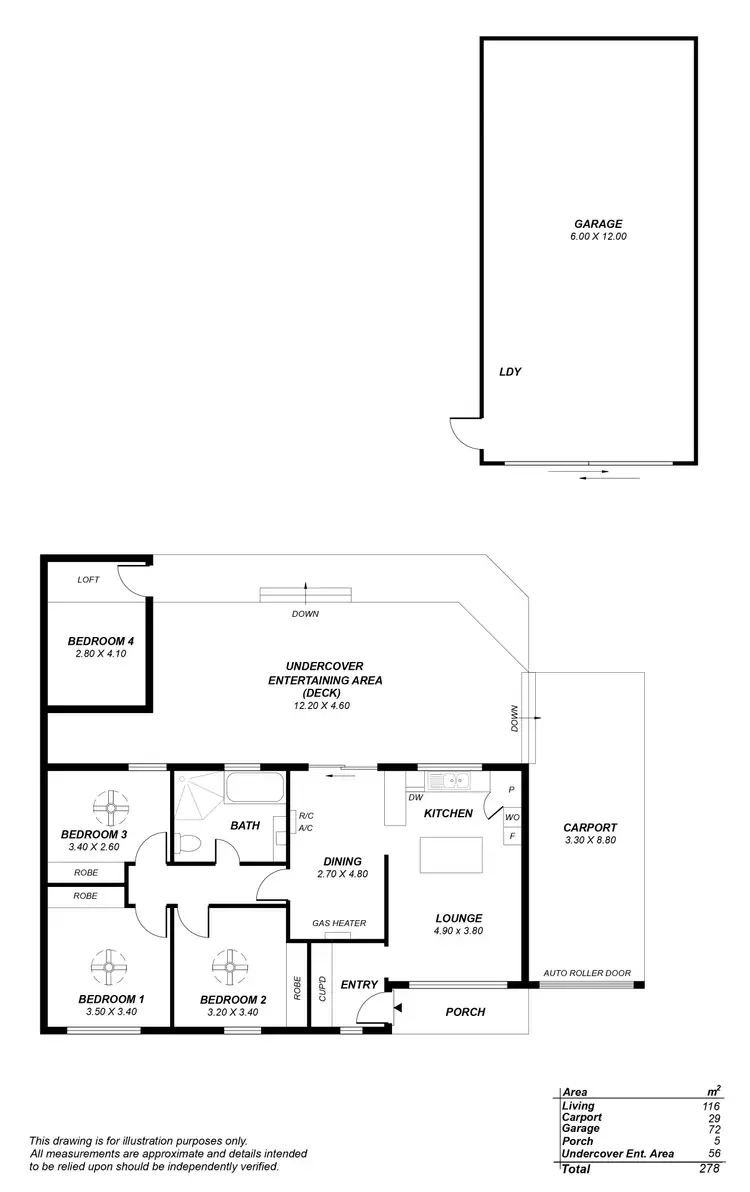Floorplan of Homely house listing, 7 McRae Road, Port Noarlunga South SA 5167
