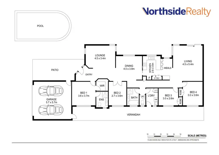 Floorplan of Homely house listing, 9 Biggs ct, Albany Creek QLD 4035