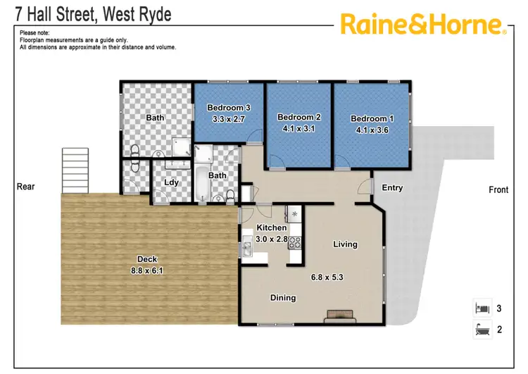 Floorplan of Homely house listing, 7 Hall Street, West Ryde NSW 2114