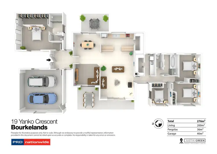 Floorplan of Homely house listing, 19 Yanko Crescent, Bourkelands NSW 2650