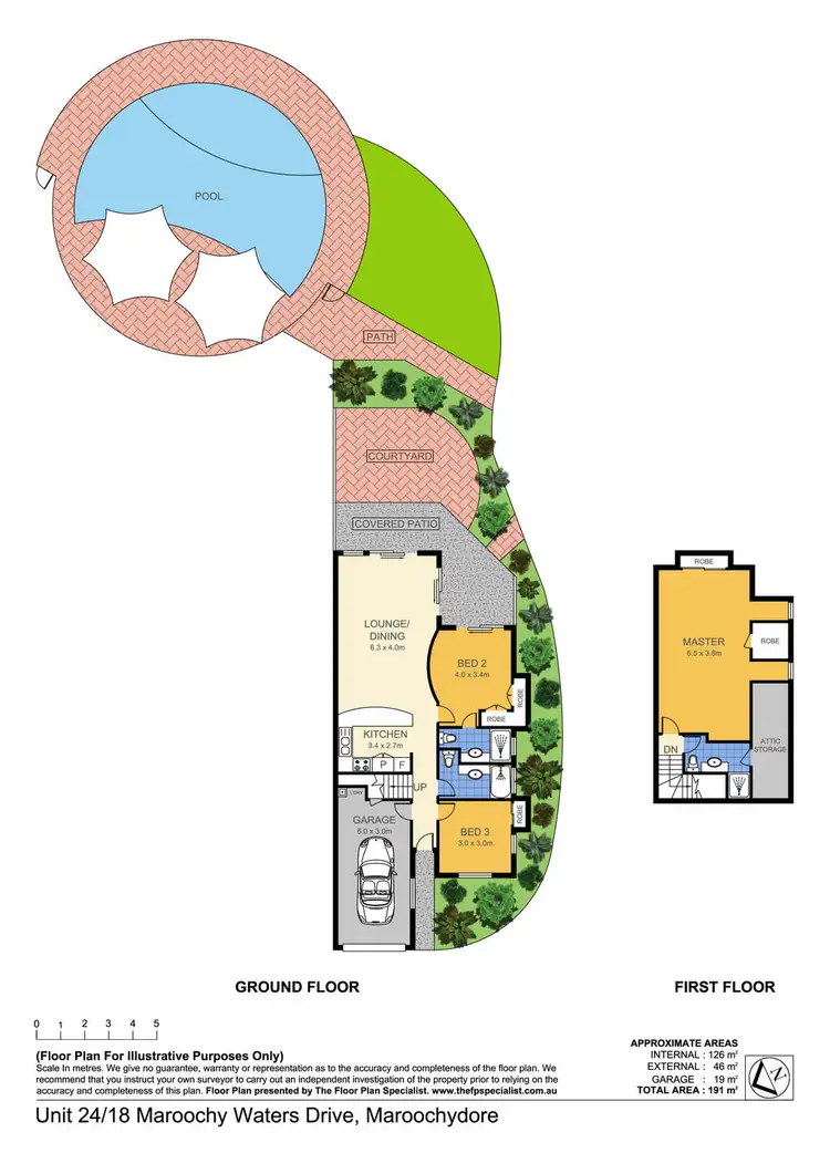 Floorplan of Homely unit listing, 24/18 Maroochy Waters Drive, Maroochydore QLD 4558