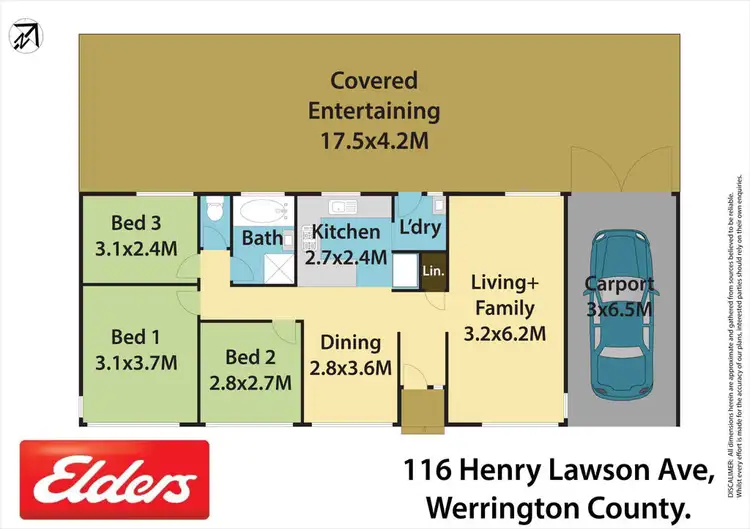 Floorplan of Homely house listing, 116 Henry Lawson Avenue, Werrington County NSW 2747