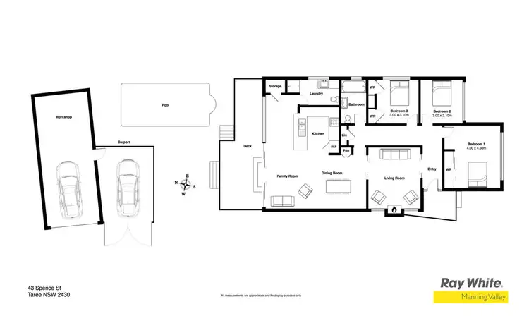 Floorplan of Homely house listing, 43 Spence Street, Taree NSW 2430