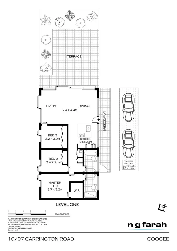 Floorplan of Homely apartment listing, 10/97 Carrington Road, Coogee NSW 2034