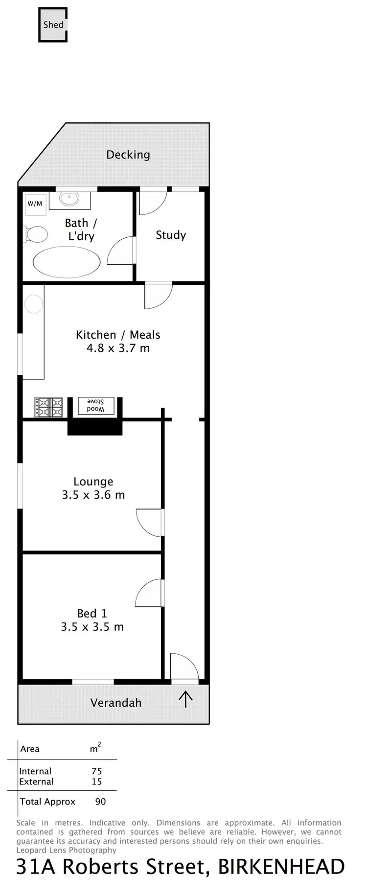 Floorplan of Homely house listing, 31a Roberts Street, Birkenhead SA 5015