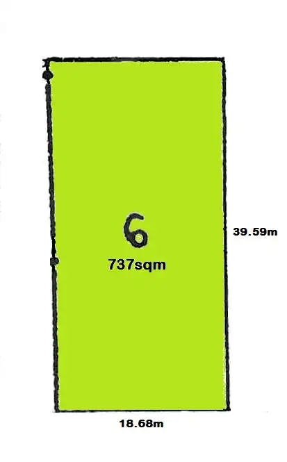 Floorplan of Homely land listing, 16 Hank Street, Lockleys SA 5032