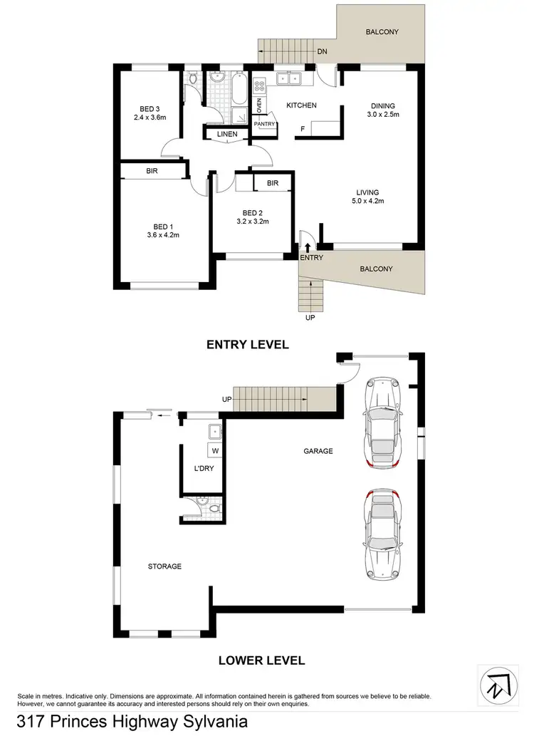 Floorplan of Homely house listing, 317 Princes Highway, Sylvania NSW 2224