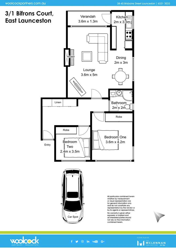 Floorplan of Homely house listing, 3/1 Bifrons Court, East Launceston TAS 7250