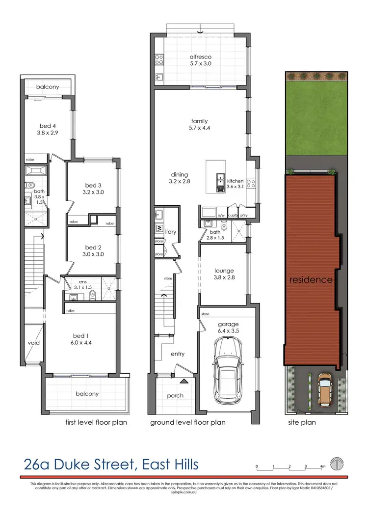 Floorplan of Homely house listing, 26a Duke Street, East Hills NSW 2213