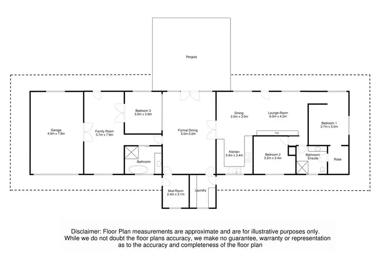 Floorplan of Homely house listing, 470 Attamurra Road, Worrolong SA 5291