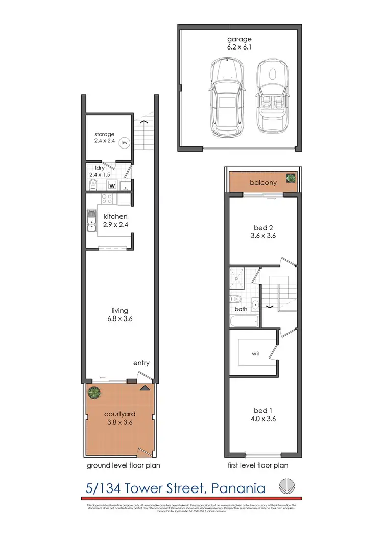 Floorplan of Homely house listing, 5 / 134 Tower Street, Panania NSW 2213