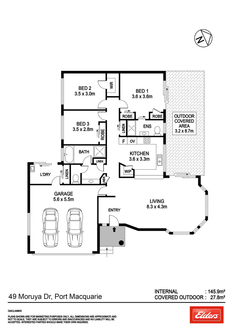 Floorplan of Homely house listing, 49 Moruya Drive, Port Macquarie NSW 2444