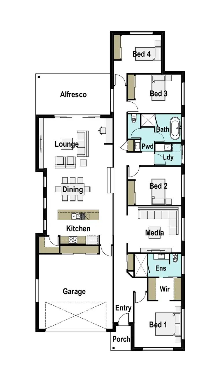 Floorplan of Homely house listing, Lot 105 Feathertop Street, Altitude Aspire, Terranora NSW 2486