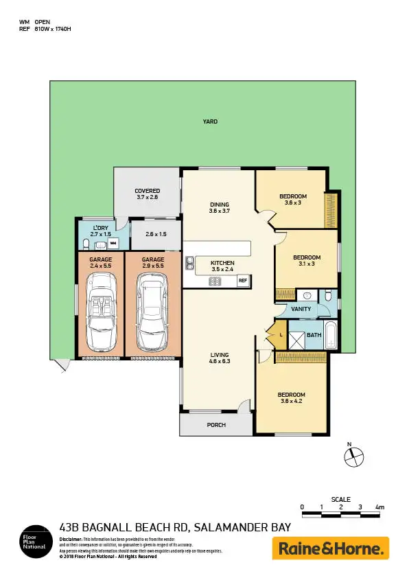 Floorplan of Homely house listing, 43b Bagnall Beach Road, Salamander Bay NSW 2317