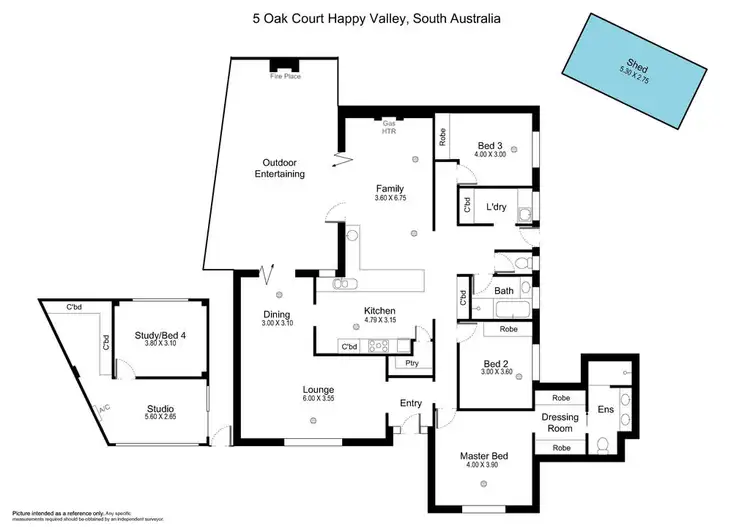 Floorplan of Homely house listing, 5 Oak Court, Happy Valley SA 5159