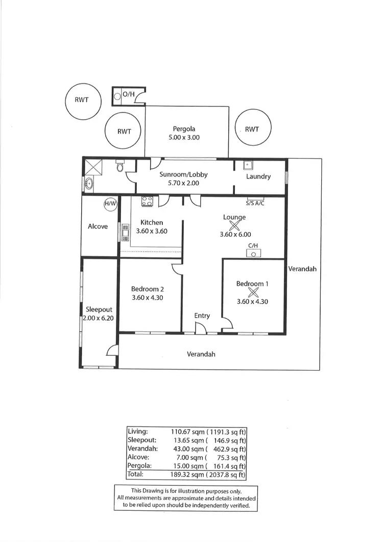 Floorplan of Homely house listing, 22 Hamdorf Tce, Parrakie SA 5301