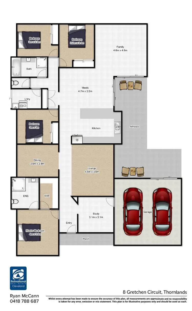 Floorplan of Homely house listing, 8 Gretchen Circuit, Thornlands QLD 4164