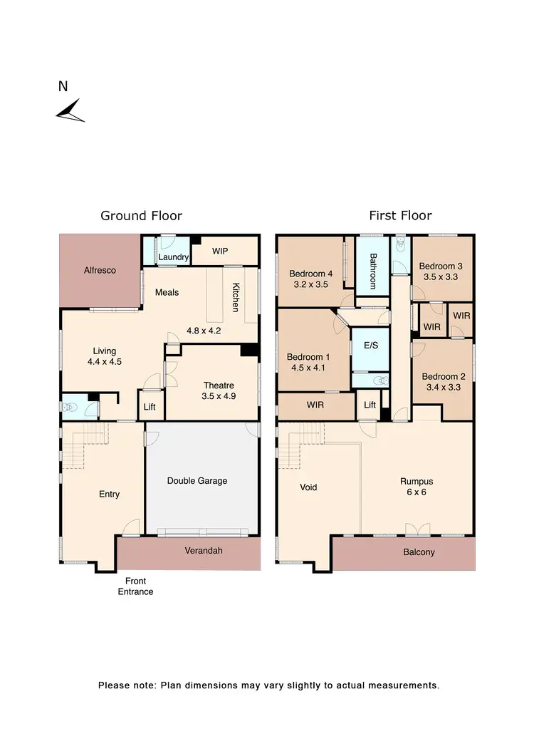 Floorplan of Homely house listing, 26 Evergreen Drive, Alfredton VIC 3350