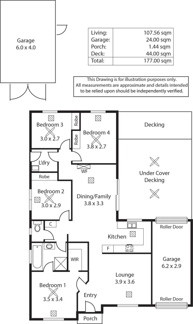Floorplan of Homely house listing, 16 Claxton Way, Burton SA 5110