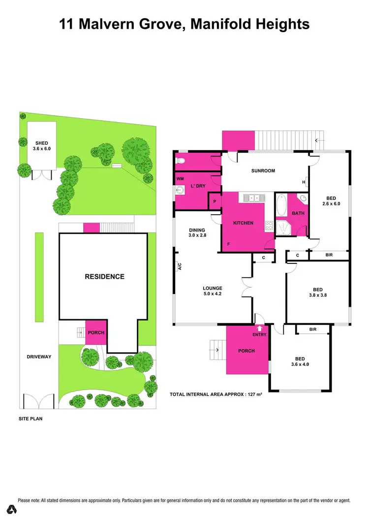 Floorplan of Homely house listing, 11 Malvern Grove, Manifold Heights VIC 3218