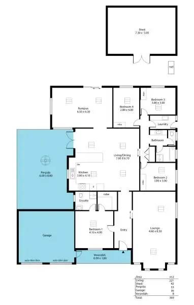 Floorplan of Homely house listing, 35 Dolphin Boulevard, Aldinga Beach SA 5173