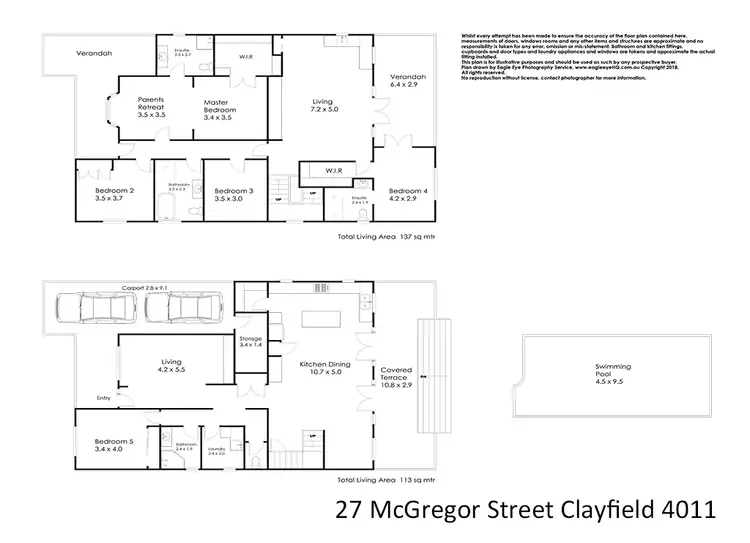 Floorplan of Homely house listing, 27 McGregor Street, Clayfield QLD 4011