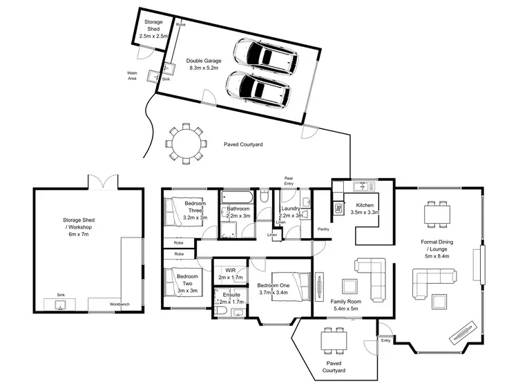 Floorplan of Homely house listing, 28 Far View Ave, Riverside TAS 7250