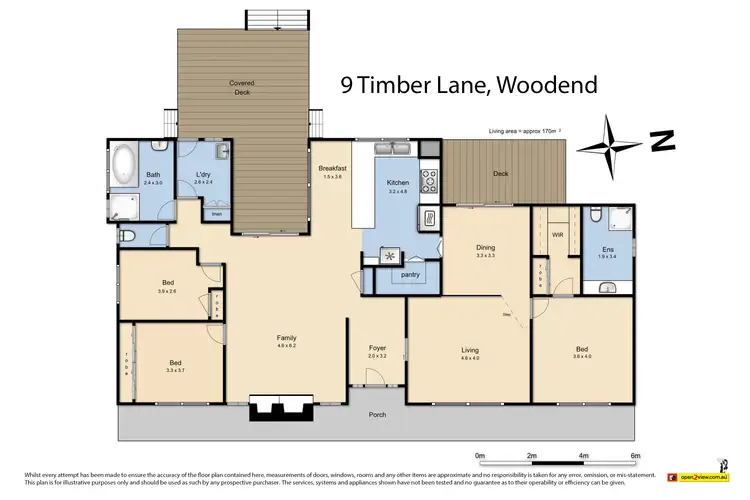 Floorplan of Homely house listing, 9 Timber Lane, Woodend VIC 3442