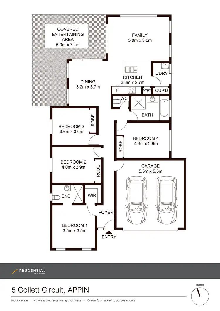 Floorplan of Homely house listing, 5 Collett Circuit, Appin NSW 2560