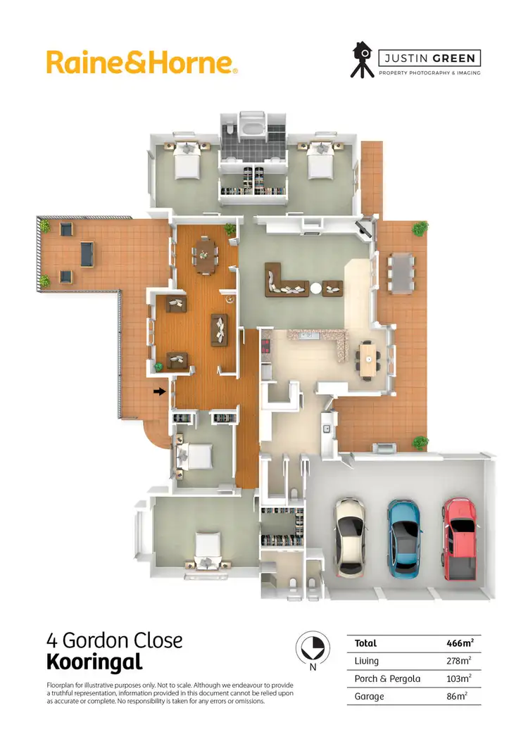 Floorplan of Homely house listing, 4 Gordon Close, Kooringal NSW 2650