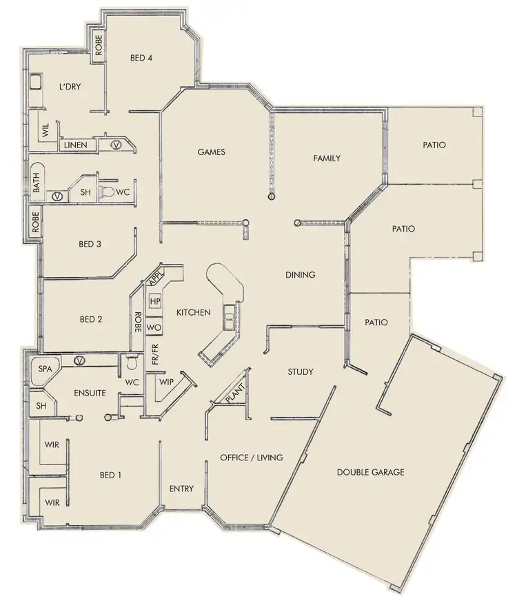Floorplan of Homely house listing, 23 Lambrook Mews, Erskine WA 6210