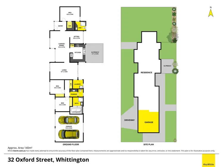 Floorplan of Homely house listing, 32 Oxford Street, Whittington VIC 3219