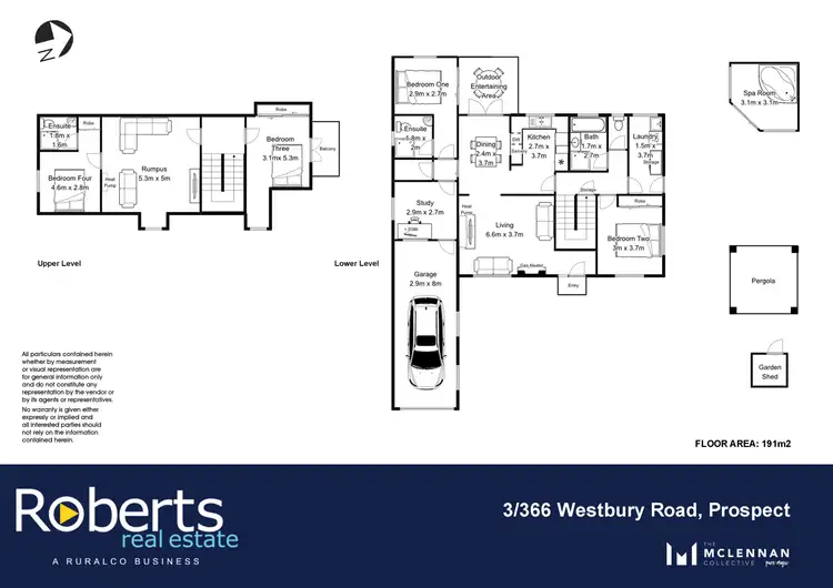 Floorplan of Homely house listing, 3/366 Westbury Road, Prospect Vale TAS 7250