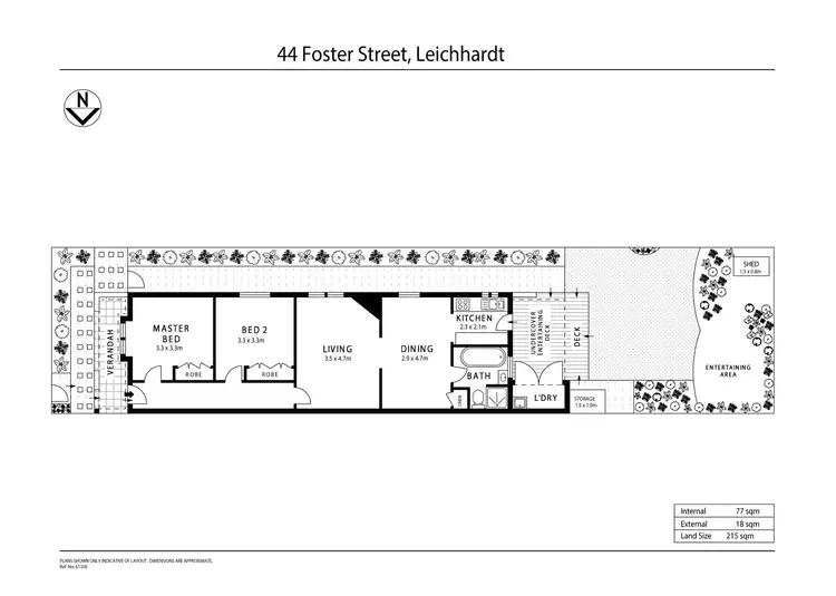 Floorplan of Homely house listing, 44 Foster Street, Leichhardt NSW 2040