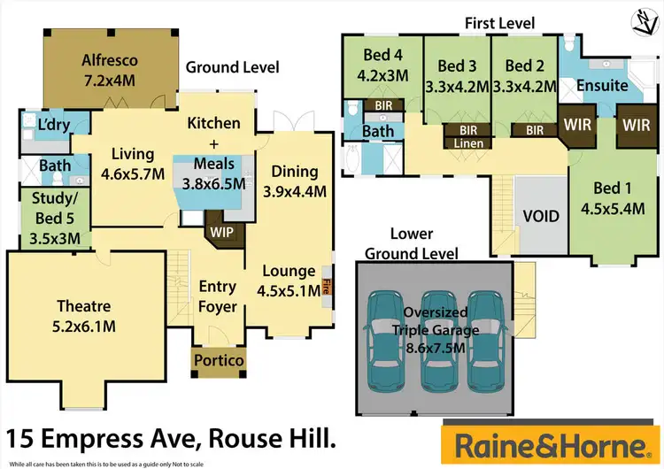 Floorplan of Homely house listing, 15 Empress Avenue, Rouse Hill NSW 2155