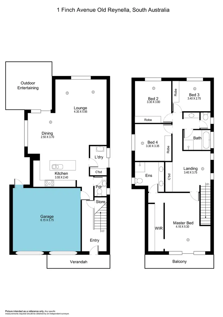 Floorplan of Homely house listing, 1 Finch Avenue, Old Reynella SA 5161