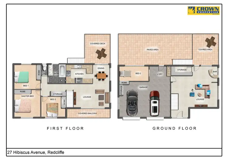 Floorplan of Homely house listing, 27 Hibiscus Ave, Redcliffe QLD 4020