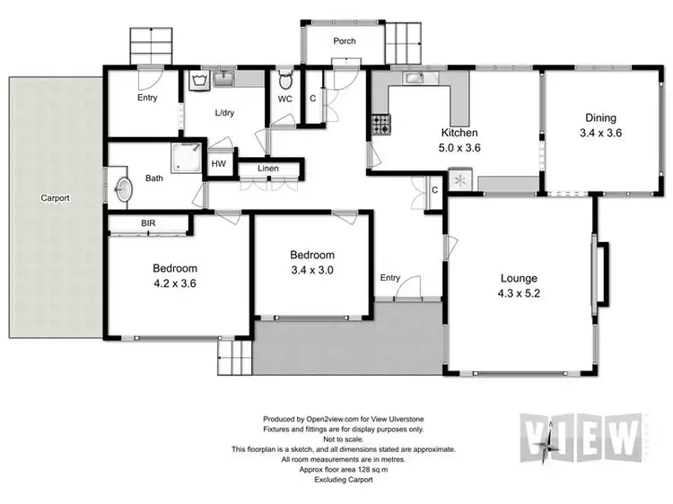 Floorplan of Homely house listing, 5 Eastland Drive, Ulverstone TAS 7315