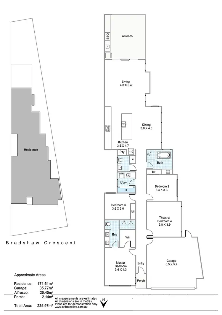 Floorplan of Homely house listing, 47 Bradshaw Crescent, Manning WA 6152